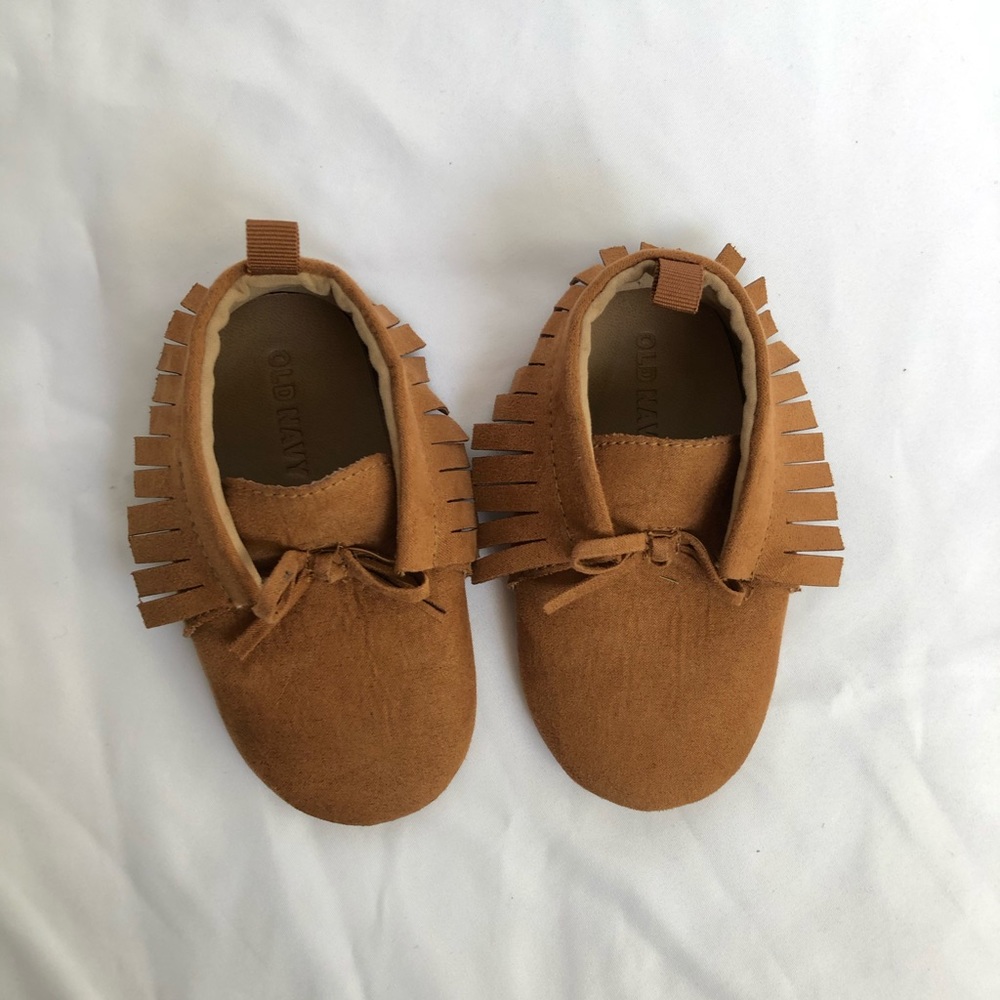 Baby girl moccasin booties 18-24 month